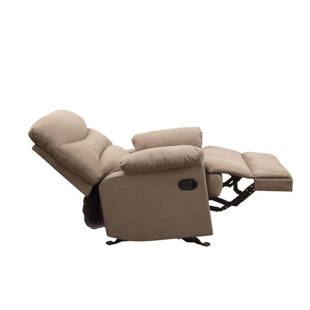 ACME Arcadia Glider Recliner, Light Brown MFB FredCo