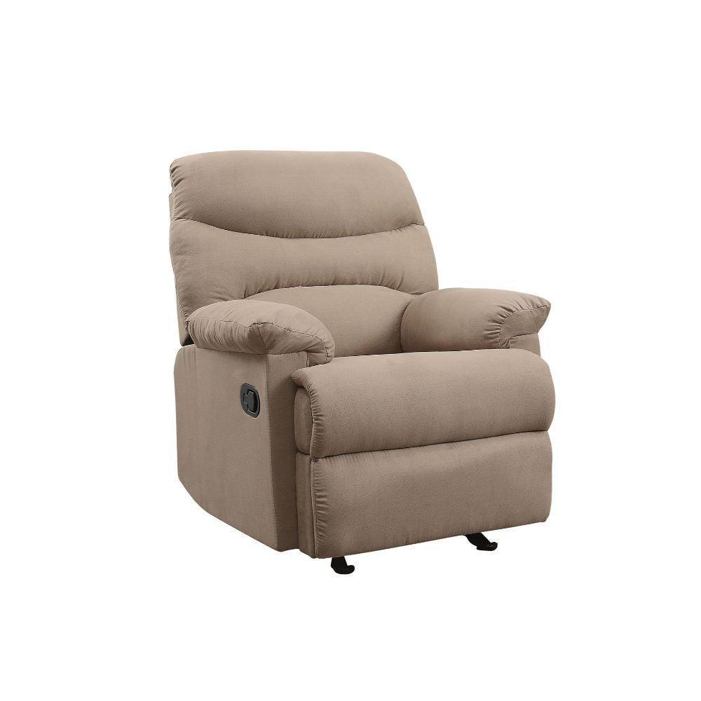 ACME Arcadia Glider Recliner, Light Brown MFB FredCo