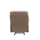 ACME Arcadia Glider Recliner, Light Brown MFB FredCo