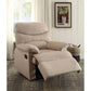 ACME Arcadia Recliner, Beige Fabric FredCo