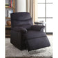 ACME Arcadia Recliner, Black Fabric FredCo