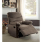 ACME Arcadia Recliner, Light Brown Fabric FredCo