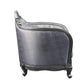 ACME Ariadne Loveseat w/3 Pillows, Fabric & Platinum FredCo