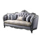 ACME Ariadne Sofa w/5 Pillows, Fabric & Platinum FredCo