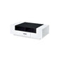 ACME Armour Coffee Table, White & Black FredCo