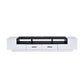 ACME Armour TV Stand, White & Black FredCo
