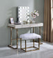 ACME Asa Accent Mirror, White Finish FredCo