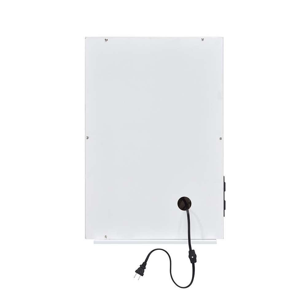 ACME Asa Accent Mirror, White Finish FredCo