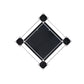 ACME Asbury Wall Accent Mirror, Mirrored & Chrome FredCo