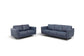 ACME Astonic Loveseat , Blue Leather FredCo
