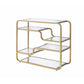 ACME Astrid Sofa Table, Gold & Mirror FredCo