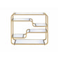 ACME Astrid Sofa Table, Gold & Mirror FredCo