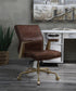ACME Attica Executive Office Chair, Espresso Top Grain Leather FredCo