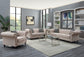 ACME Aurelia Loveseat w/2 Pillows, Beige Linen FredCo