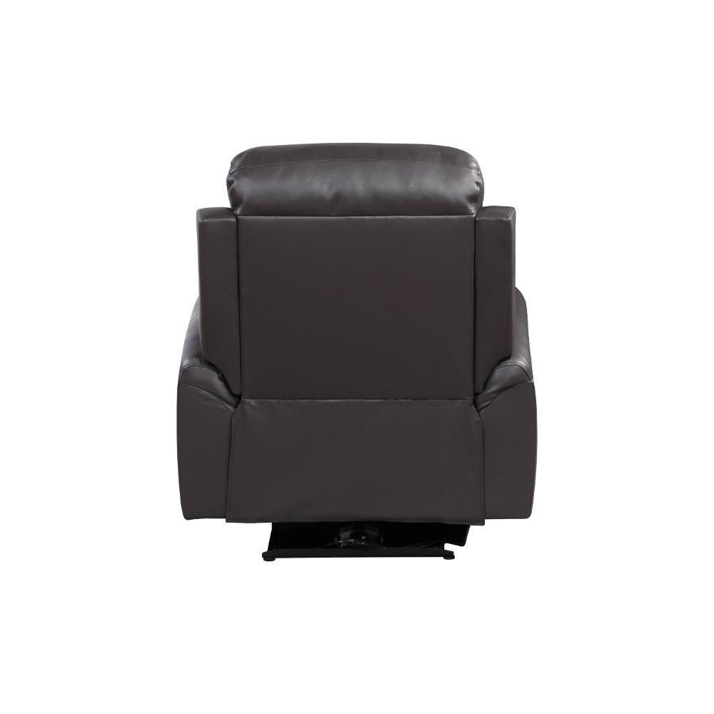ACME Ava Recliner (Power Motion), Brown Top Grain Leather Match FredCo