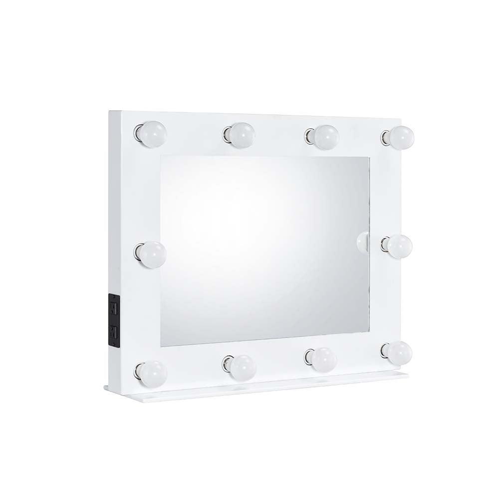 ACME Avery Accent Mirror, White Finish FredCo