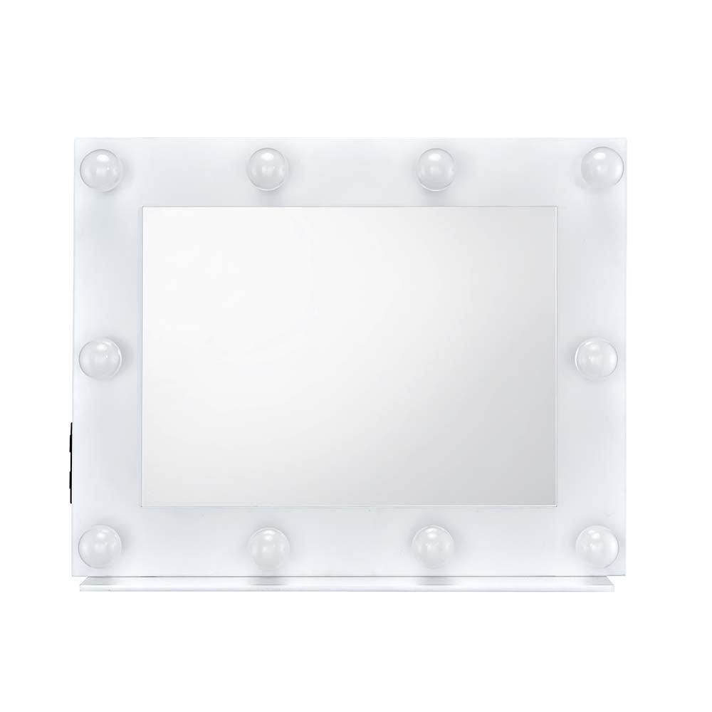 ACME Avery Accent Mirror, White Finish FredCo