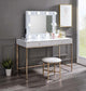ACME Avery Accent Mirror, White Finish FredCo