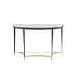 ACME Ayser Sofa Table, White Washed & Black FredCo