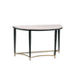 ACME Ayser Sofa Table, White Washed & Black FredCo