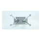 ACME Azriel Dining Table, Clear Glass & Mirrored Silver Finish FredCo