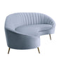 ACME Ballard Sofa, Light Gray Velvet FredCo