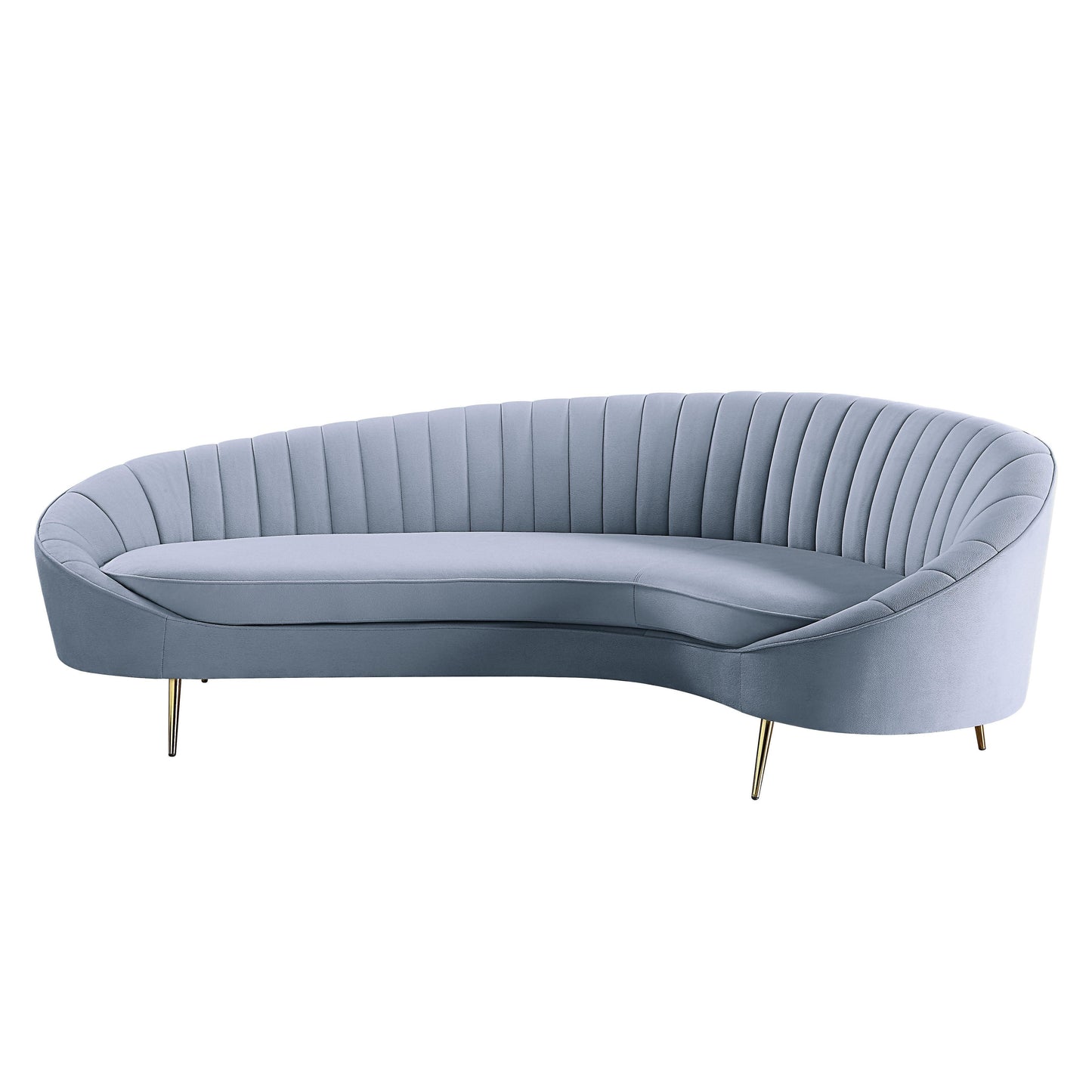 ACME Ballard Sofa, Light Gray Velvet FredCo