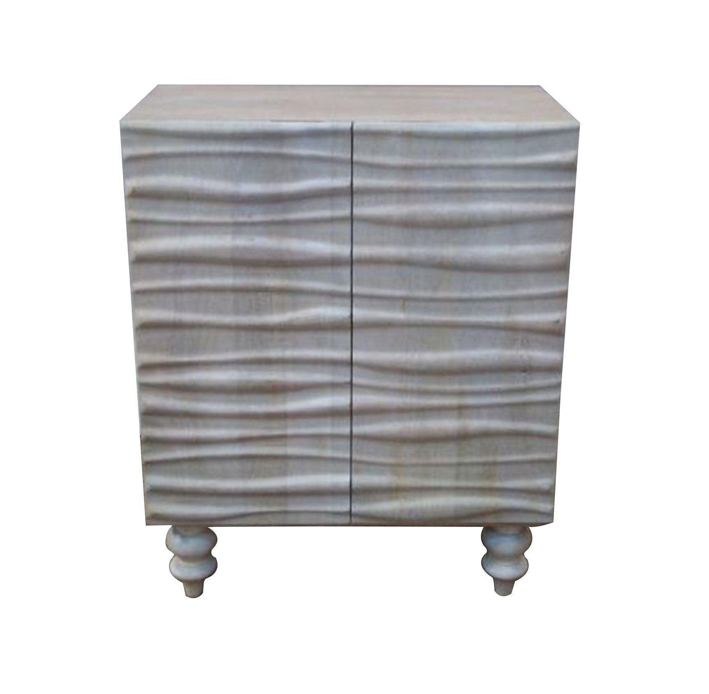 ACME Balthazar Console Table, White Washed FredCo