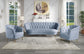 ACME Bayram Chair, Light Gray Velvet FredCo