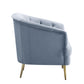 ACME Bayram Chair, Light Gray Velvet FredCo