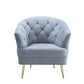 ACME Bayram Chair, Light Gray Velvet FredCo