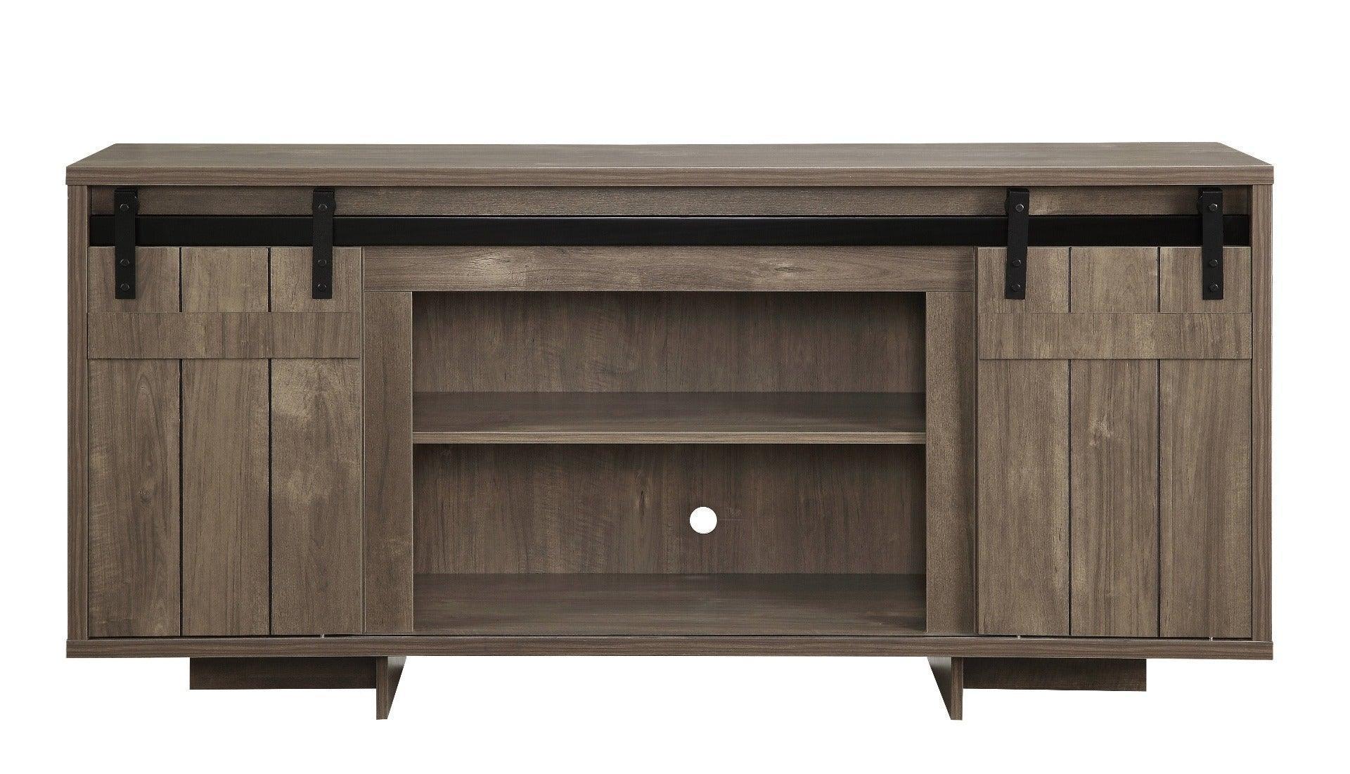 ACME Bellarosa TV Stand, Gray Washed FredCo