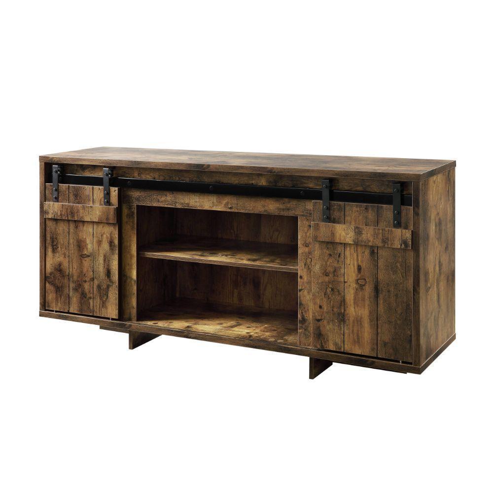 ACME Bellarosa TV Stand, Rustic Oak FredCo