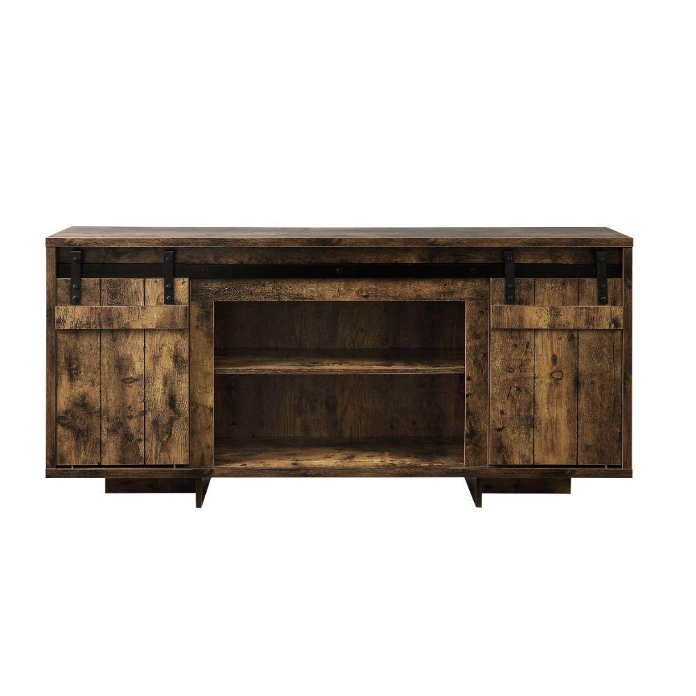 ACME Bellarosa TV Stand, Rustic Oak FredCo