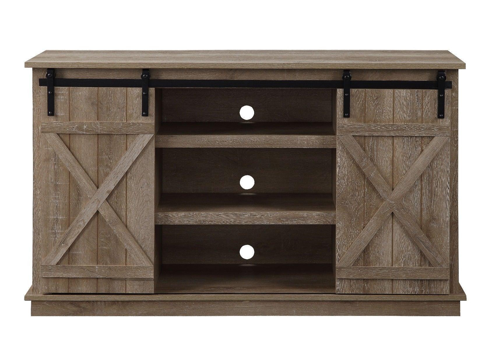 ACME Bellona TV Stand, Oak Finish FredCo