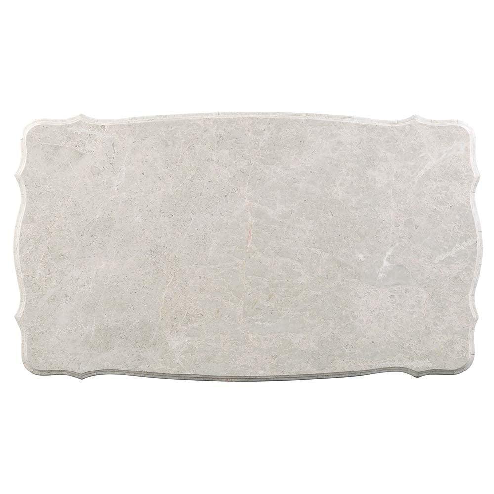 ACME Benbek Coffee Table, Marble & Antique Oak Finish FredCo