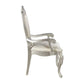 ACME Bently Arm Chair(Set-2), Fabric & Champagne Finish FredCo