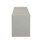 ACME Berci Bench w/Storage, Fabric & White FredCo