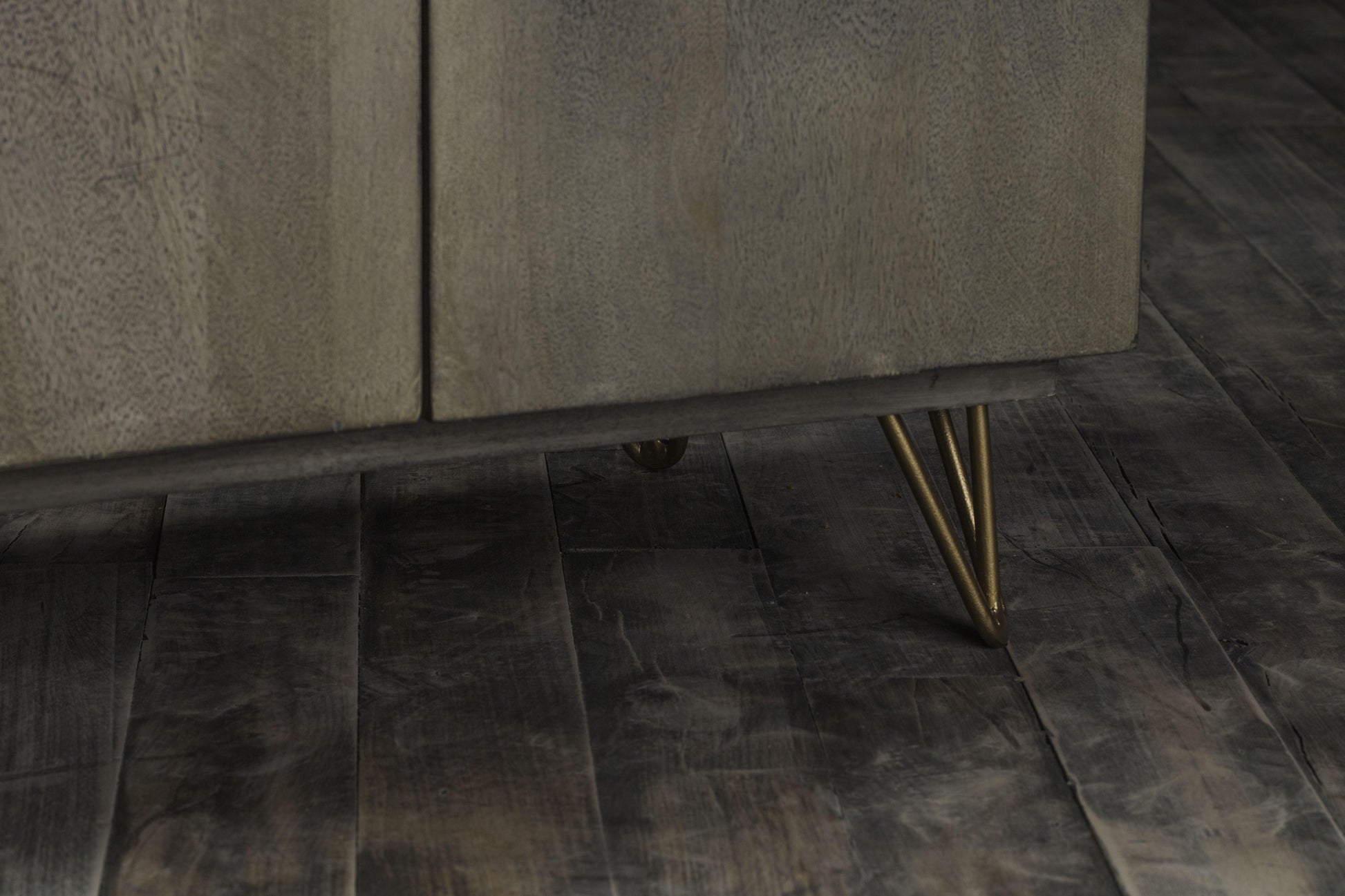 ACME Beretta Armoire, Gray Stone & Ash Oak FredCo