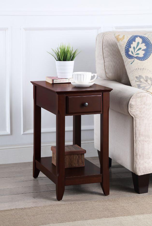 ACME Bertie Accent Table, Espresso Finish FredCo