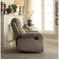 ACME Bina Recliner, Gray Polished Microfiber FredCo