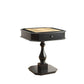 Acme Bishop Black Finish Reversible Chess Checker Game Table w/Game Tray FredCo