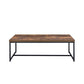 ACME Bob Coffee Table, Weathered Oak & Black FredCo