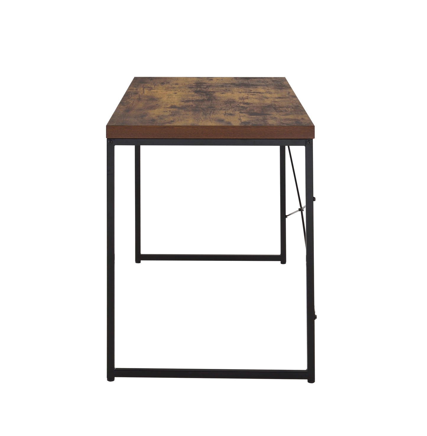 ACME Bob Console Table, Weathered Oak & Black Finish FredCo