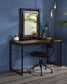 ACME Bob Console Table, Weathered Oak & Black Finish FredCo