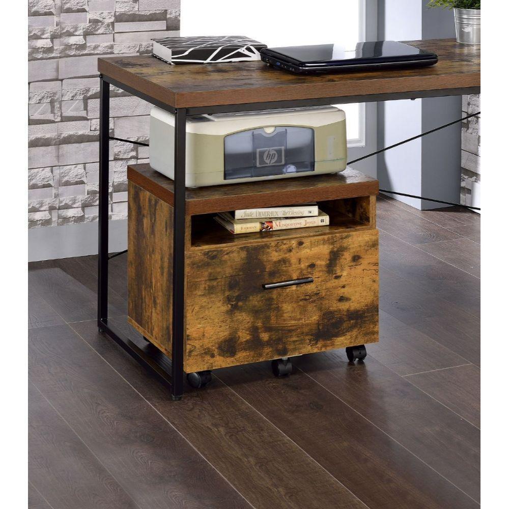 ACME Bob File Cabinet, Weathered Oak FredCo