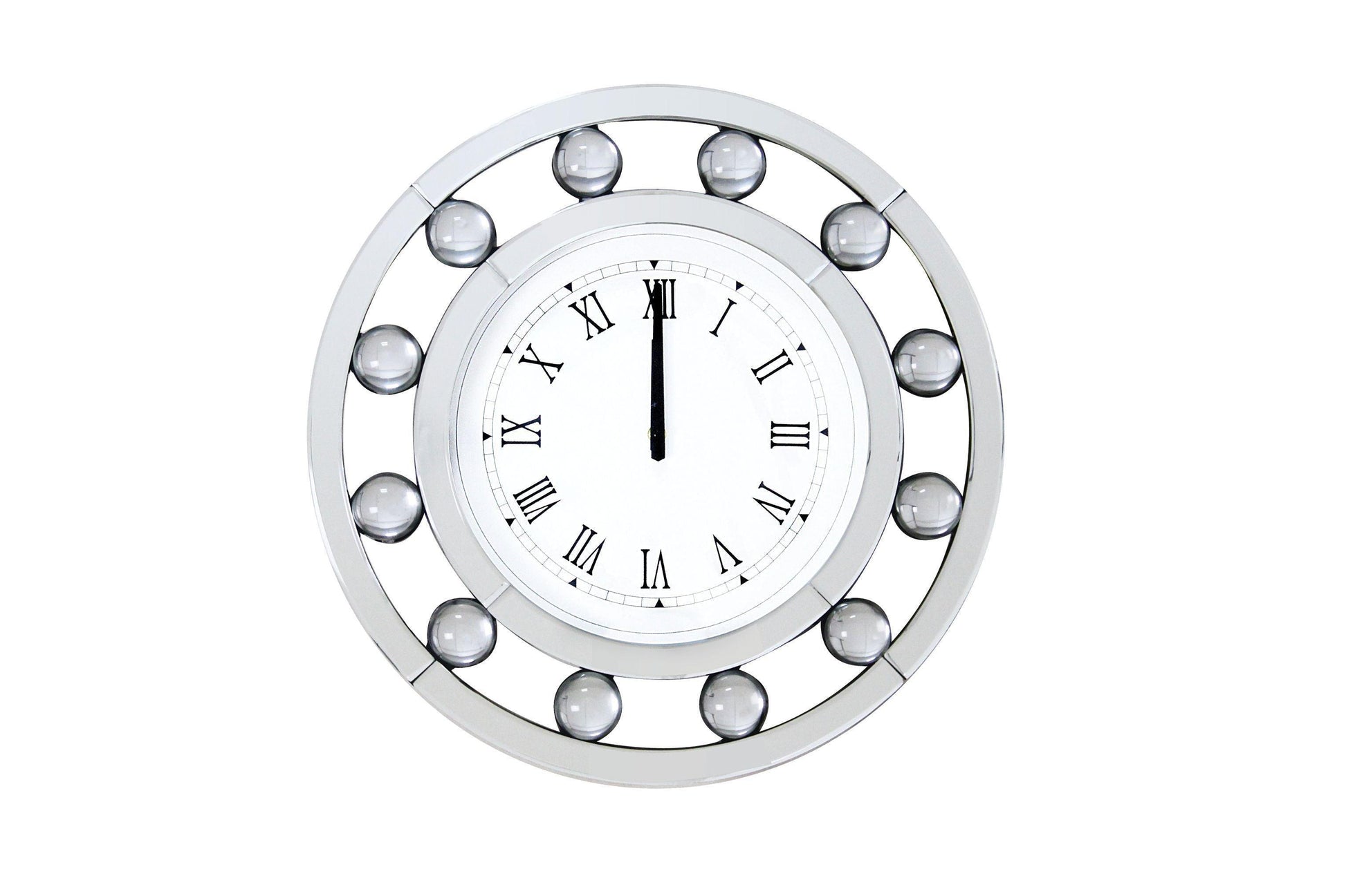 ACME Boffa Wall Clock, Mirrored FredCo
