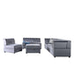 ACME Bois II Modular Armless Chair, Gray Velvet FredCo