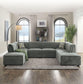 ACME Bois Modular - Armless Chair, Gray Velvet FredCo