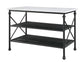 ACME Brahm Kitchen Island, White Cultured Stone & Gray Finish FredCo